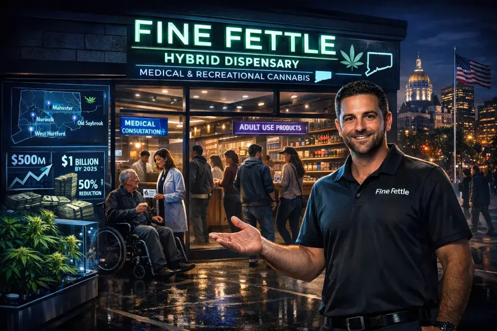Fine Fettle Dispensaries Convert to Hybrids Under New Connecticut Cannabis Law