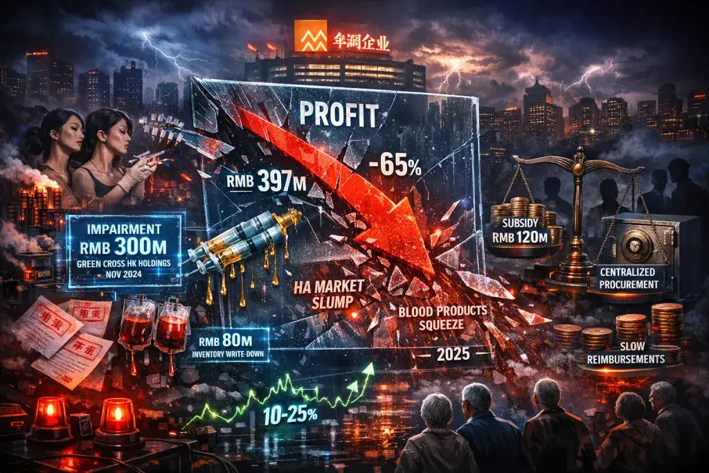 China Resources Boya Bio-pharmaceutical Issues Sharp Profit Warning for 2025