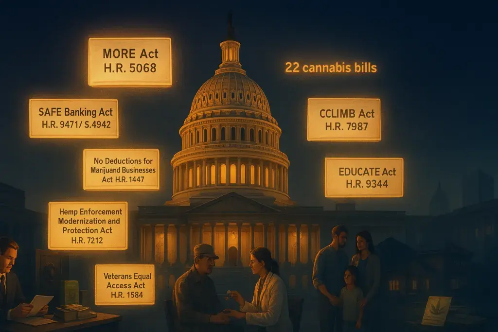 Congress Has Filed 22 Cannabis Bills in 2025-2026, and Operators Are Watching Closely