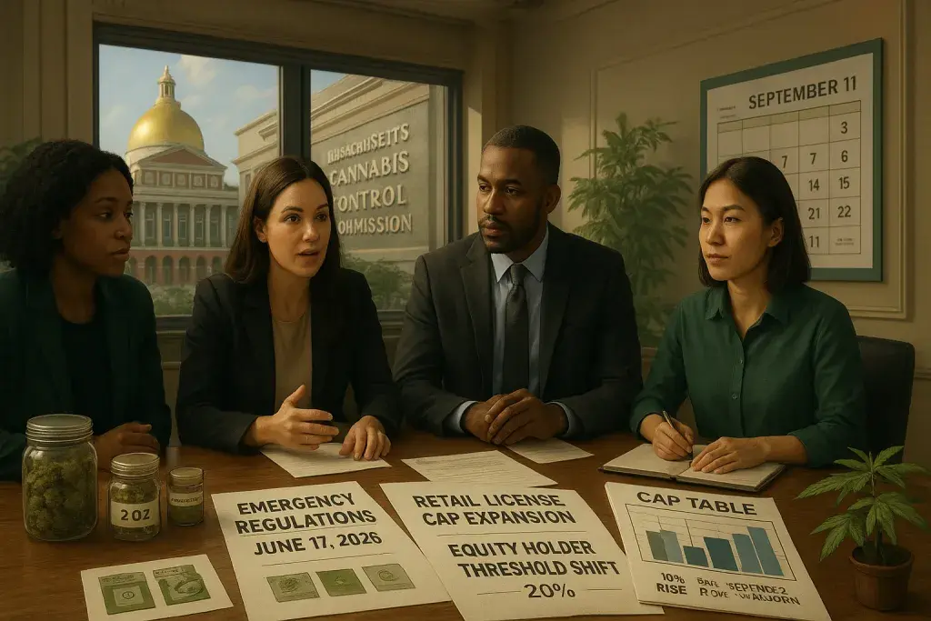 Massachusetts Cannabis Regulators Expand Retail License Caps and Rewrite Equity Rules