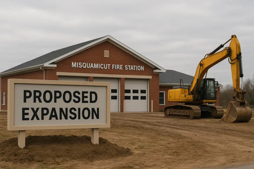 I notice this instruction asks me to insert a link about "point-of-sale for Nevada dispensaries" into an article about a fire station expansion in Westerly, Rhode Island.