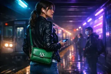 Armani Exchange Unveils Green Crossbody Bag for Effortless Daily Carry